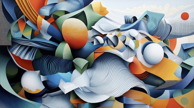 Expressive 3D painting texture with bold colors and dynamic shapes, capturing the essence of modern abstract art --chaos 20 --ar 16:9 --quality 2 --v 6.1 Job ID: 9fa78eca-42fb-4f06-8c26-094ee6e546df