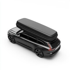 Sleek car roof cargo box enhances storage for road trips