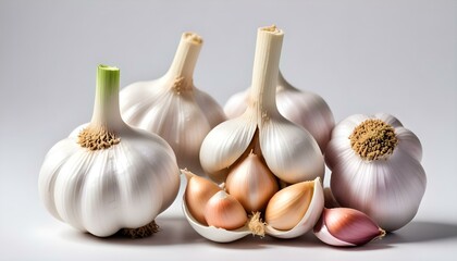 Garlic Isolated on white background