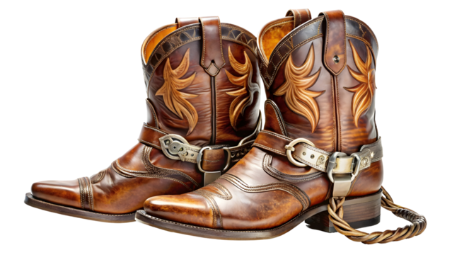 Yellow rain rubber boots in the garden with green grass. Spring background banner for gardening work or nature activities. Copy space for the text