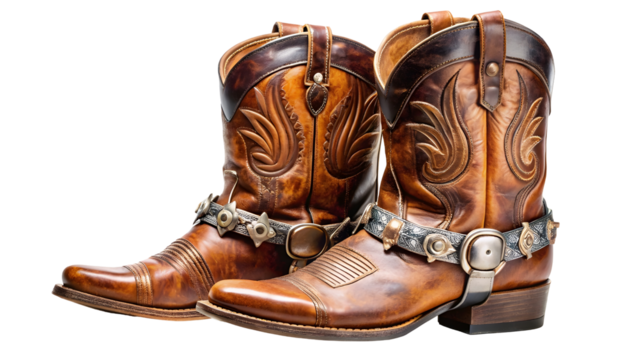 Yellow rain rubber boots in the garden with green grass. Spring background banner for gardening work or nature activities. Copy space for the text