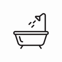 Hot tub spa bath icon vector sign