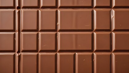 Fototapeta premium close up a chocolate bar isolated on white background