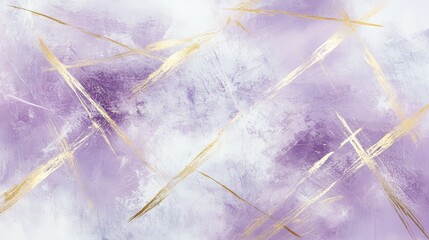 Soft lavender pencil strokes create an ethereal abstract composition on a textured background
