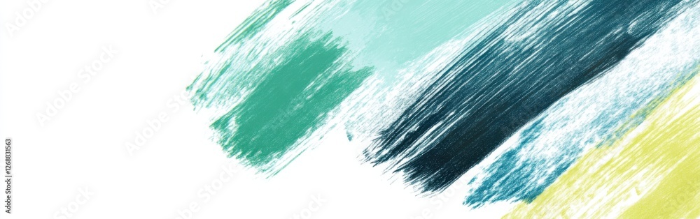 Poster Bold pencil strokes create abstract patterns on a white background reflecting artistic expression and creativity in a contemporary style