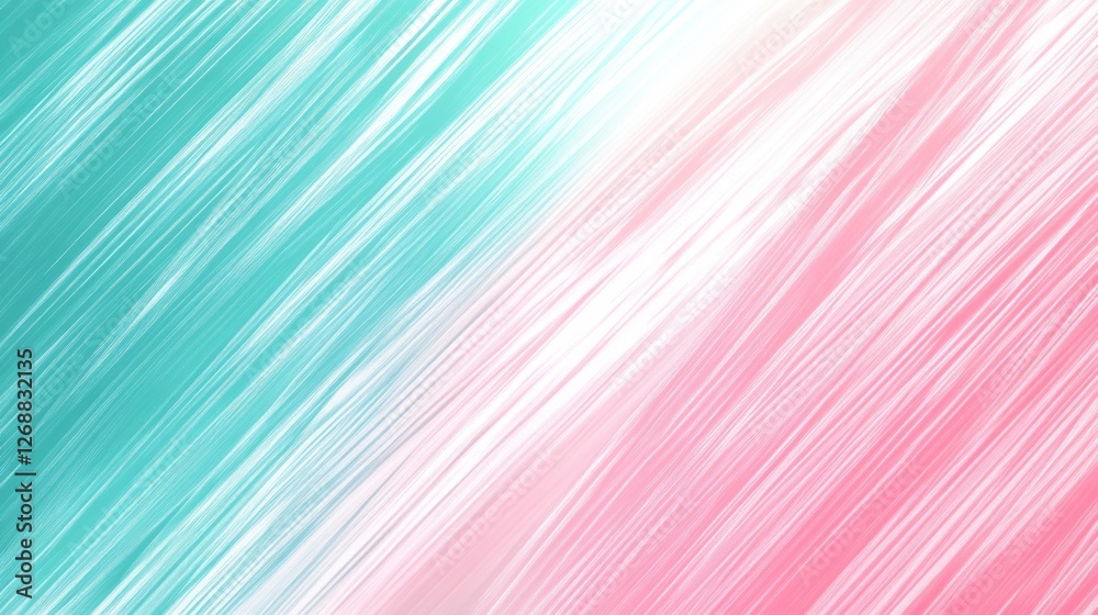 Aufkleber Soft pastel pink gradient with pencil strokes creating a serene and calming visual effect in a contemporary art style