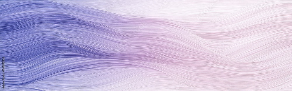 Poster Flowing waves of soft purple and pastel strokes create a tranquil minimalist background for artistic expressions