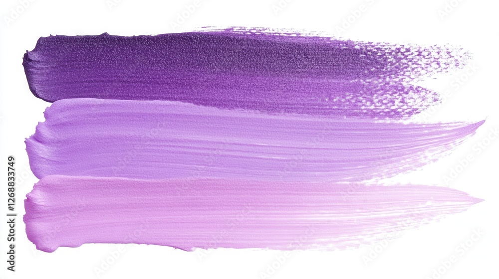 Aufkleber layered pencil strokes create a beautiful gradient effect in shades of purple across the canvas
