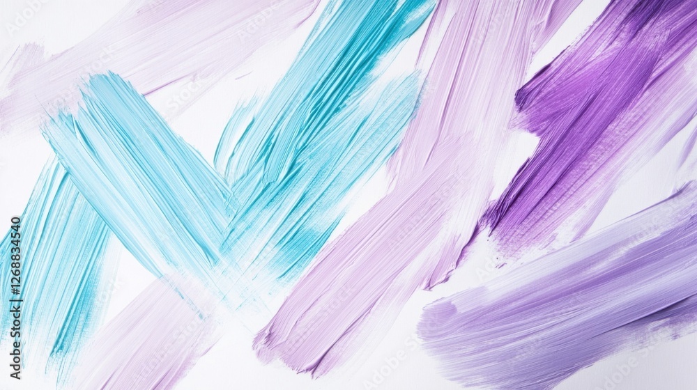 Aufkleber elegant blend of pencil strokes and chaotic marks in vibrant pastel colors on a minimalist canvas ba