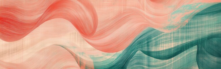 Abstract pencil strokes create a harmonious wash of colors with repetitive patterns flowing seamlessly across the canvas