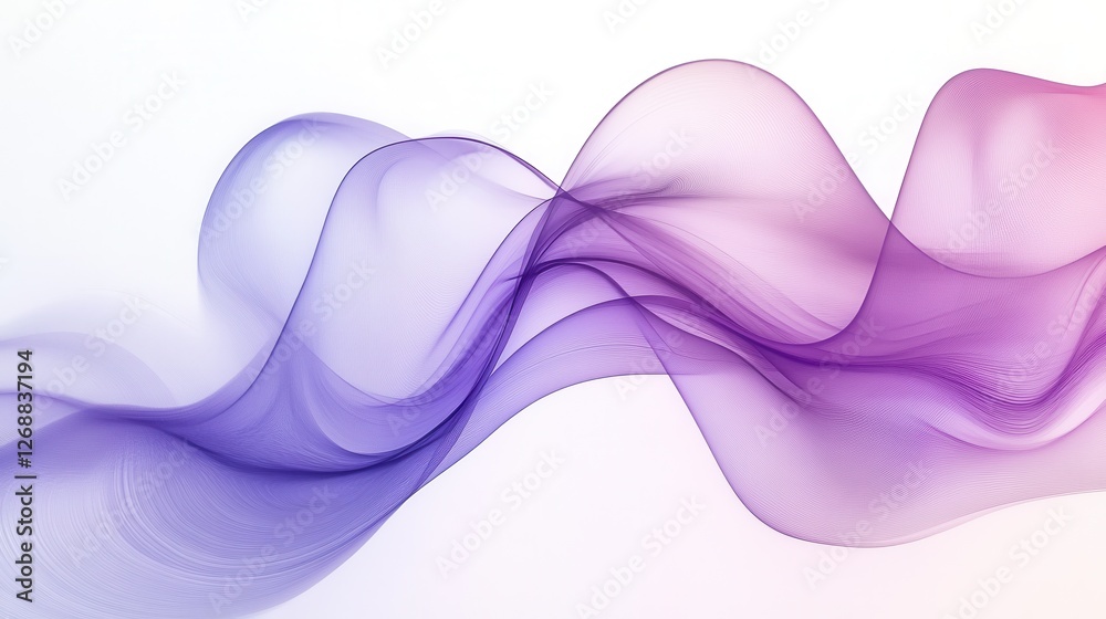 Fototapete soft lavender and pink mist flows gracefully across a serene background creating an abstract visual 