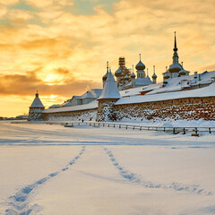 Solovki, Russia. Solovetsky Monastery. Nature of Solovetsky Islands. Travel and tourism....