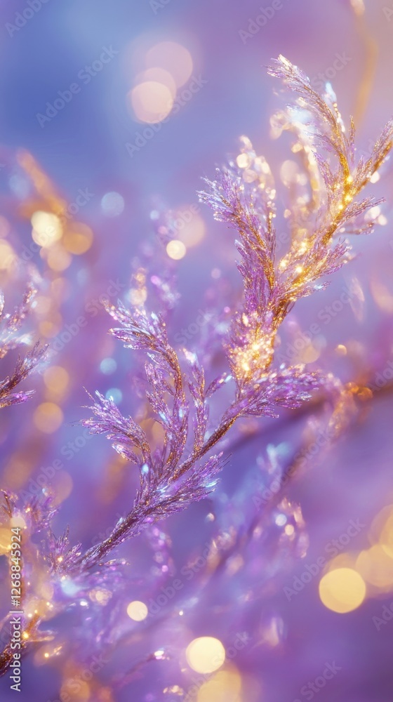 Poster dreamy abstract background with soft colors and glowing elements creating a serene atmosphere