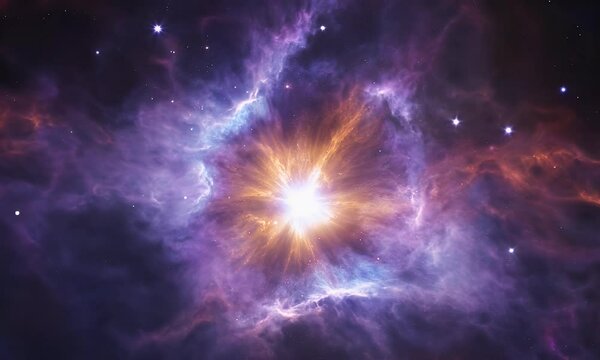 A mesmerizing cosmic nebula glowing with vibrant energy in deep space. A stunning celestial scene perfect for astronomy, astrophysics, sci-fi, and space exploration themes.