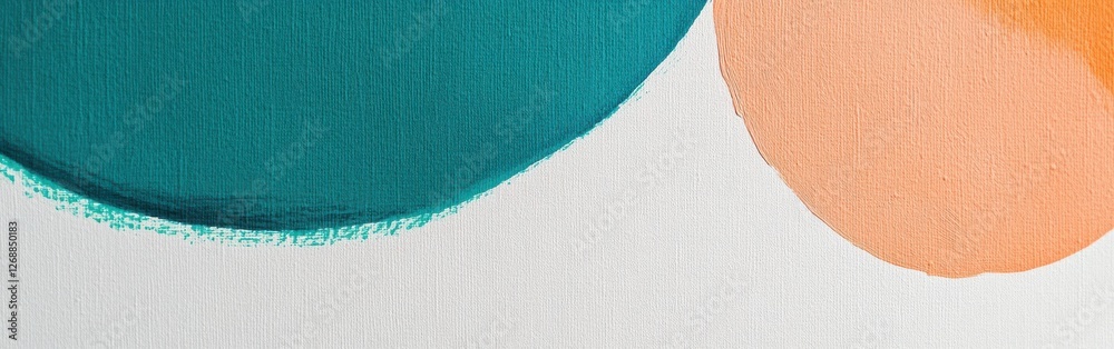 Aufkleber bold pencil strokes create an oval design on a white canvas featuring vibrant colors and artistic ex