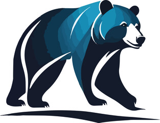 Colorful Bear vector design, Bear logo and icon Design, Bear Illustration vector design