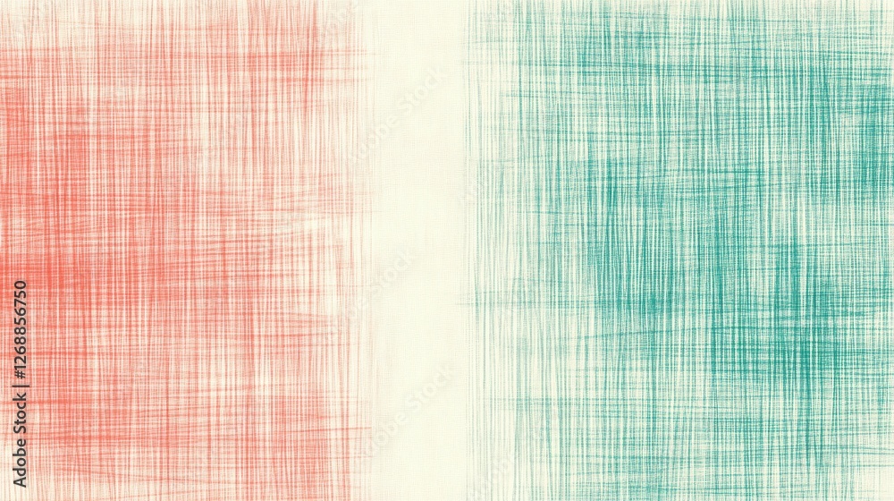 Poster abstract textures featuring soft red and green shades on a clean background evoke a sense of tranqui