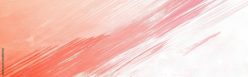 Poster pastel coral pencil strokes create a soothing gradient that enhances any creative project or artisti