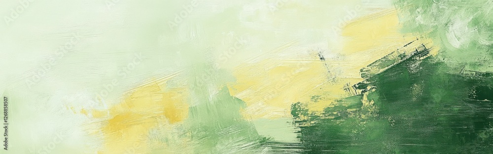 Poster textured green background with soft yellow accents creating a serene atmosphere for inspiration