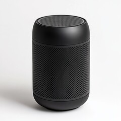 Compact cylindrical portable speaker designed for versatile sound enjoyment at home or on the go