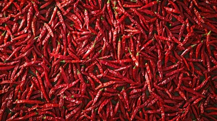 Naklejka premium Dried Red Chillies