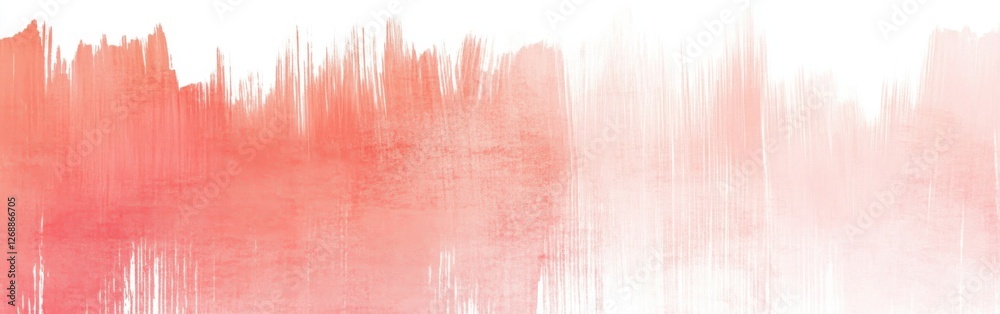 Poster soft pencil strokes create a beautiful gradient from deep coral to subtle peach in an elegant transi