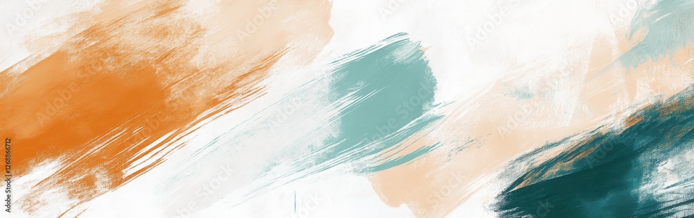 Leinwandbilder soft pencil strokes create a gentle abstract representation of calming colors and textures in an art