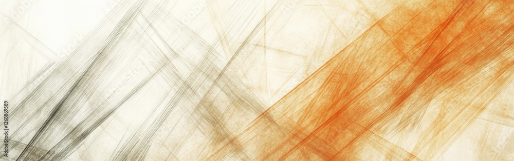 Leinwandbilder abstract pencil strokes form a dynamic backdrop with contrasting colors and fluid lines creating a v
