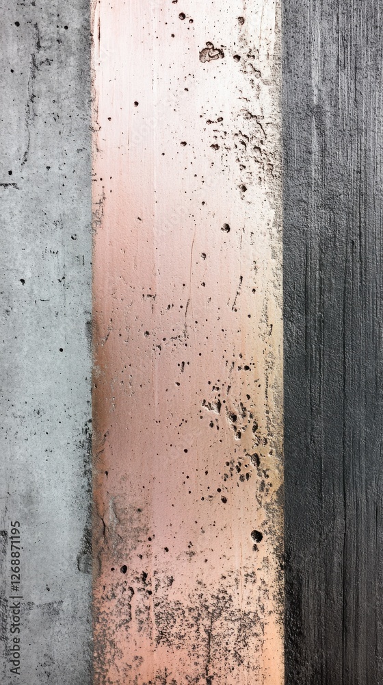 Fototapete Textured metal backdrop featuring a gradient transition from dark to light elements with visible imperfections