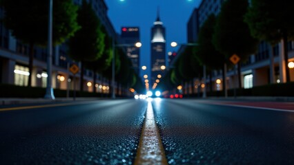 Children with flashlights, Scattered flashlights casting beams on urban street at night lights clear photorealistic.
