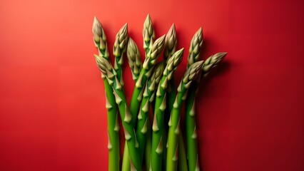 Vibrant Green Asparagus Display