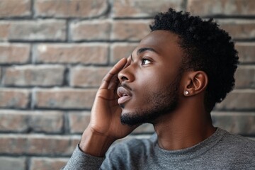 African American Deaf Man, 