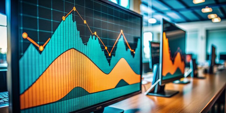 Data Distribution Graph: Bi-modal Curve with Contrasting Peaks and Valleys in Statistical Analysis