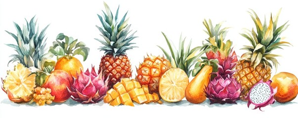 Whimsical Watercolor Wonders, a charming assortment of vibrant, hand-painted scenes showcasing imaginative landscapes and playful characters