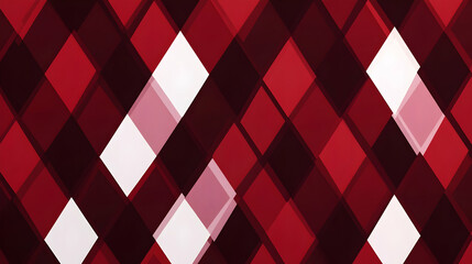 Abstract red diamond pattern background