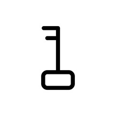 Key vector icon. Key symbol