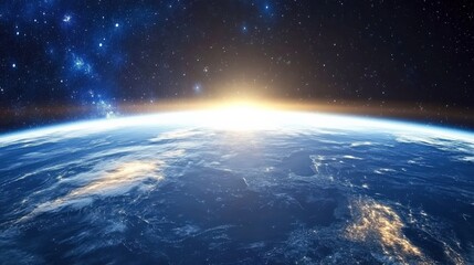 Stunning Auroras Visible from Space with Clear Foreground