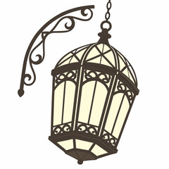 eid mubarak silhouette vector