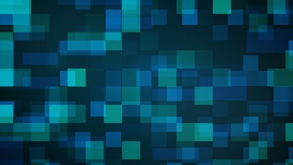 abstract digital technology geometric square pattern illustration.