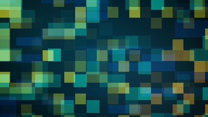 abstract digital technology geometric square pattern illustration.
