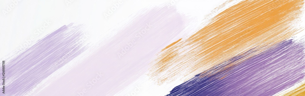 Fototapete bold pencil strokes create artistic texture against a soft white background in a tranquil setting