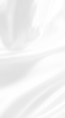 Smooth white fabric with gentle folds
