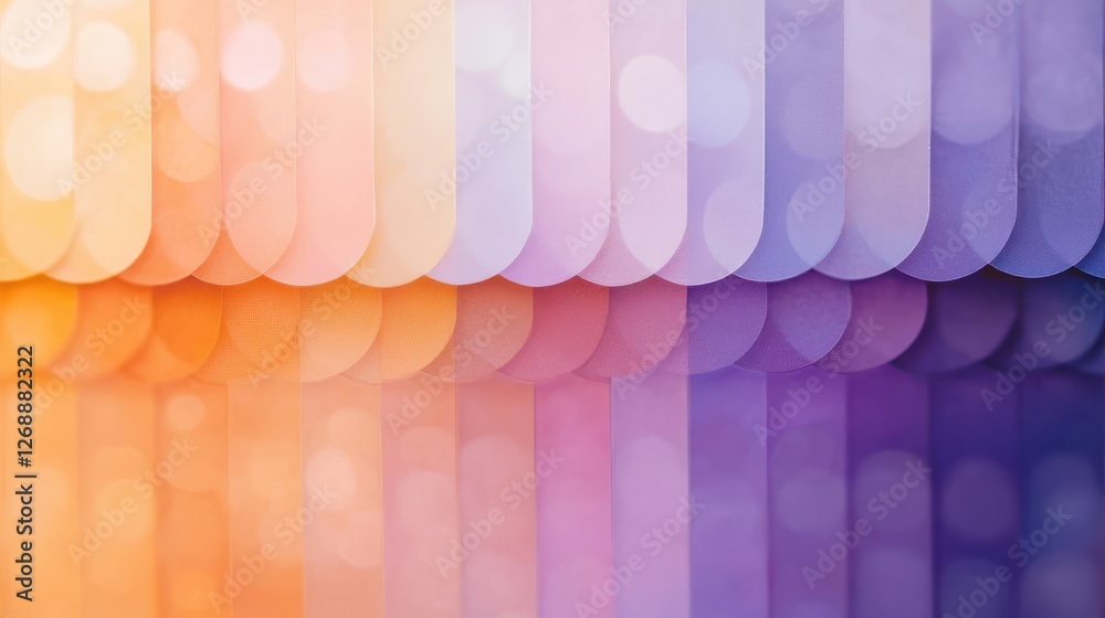 Fototapete beautiful soft circular gradient transitions from warm to cool tones creating a serene atmosphere