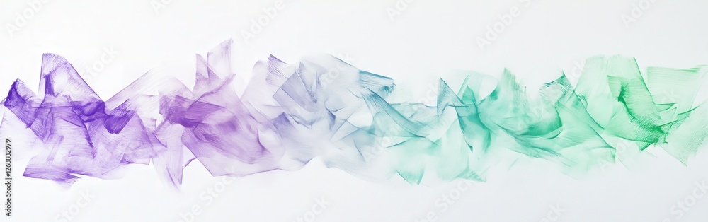 Poster vibrant brush strokes create a minimalist art piece on a white canvas reflecting creativity and colo