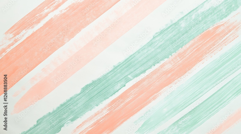 Leinwandbilder minimalist composition of pencil strokes in soft pastel hues creating a calming visual effect