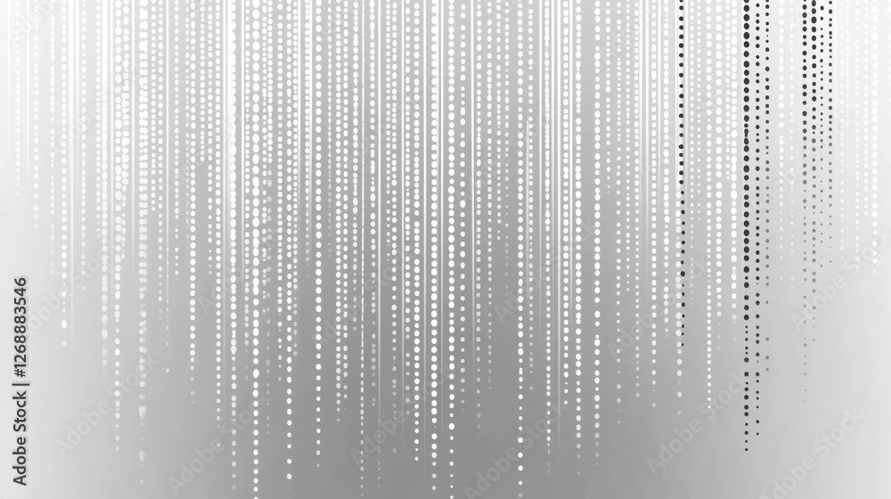 Fototapete Dotted pencil strokes create a minimalist gray pattern in a serene and subtle design concept for modern decor
