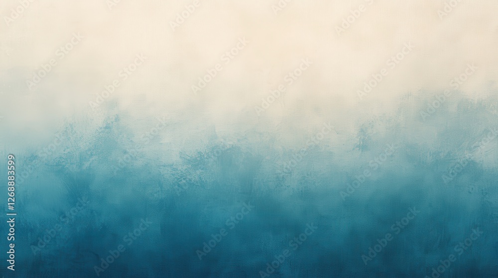 Poster elegant gradient design featuring smooth transitions from beige to deep teal shades