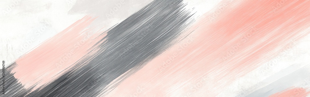 Poster Elegant pencil strokes create a muted artistic background with soft colors that blend harmoniously in an abstract design