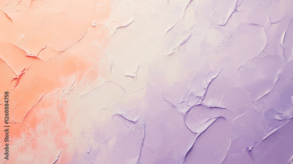 Aufkleber elegant pastel coral and lavender transitions create a serene backdrop for creative expression