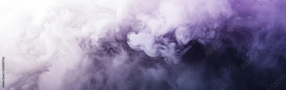 Aufkleber pastel gray to lavender gradient showcasing an abstract blend of colors evoking calmness and tranqui